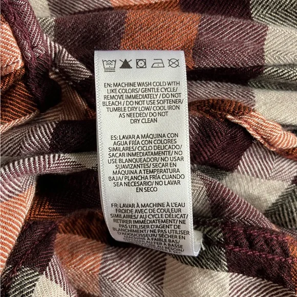 Multicolor Plaid Button Down Shirt - Picture 5 of 5